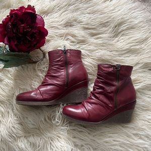 Miz Mooz Baron Wedge Ankle Booties